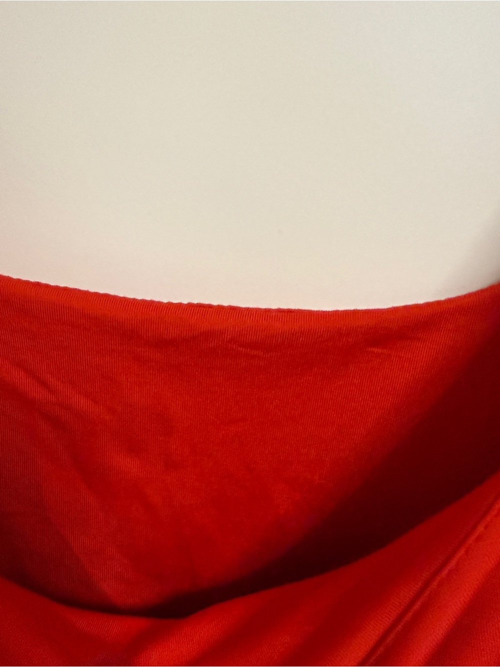 Red Scoop Neck Crop Tank Top - Women's - Picture 3 of 4
